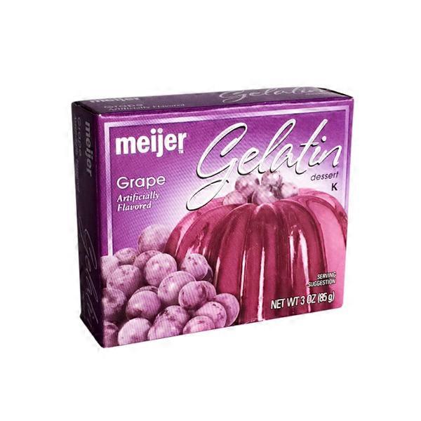 Meijer Gelatin Dessert, Grape (3 oz) Instacart