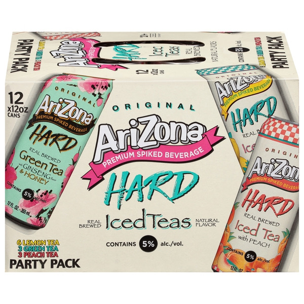 AriZona Lemon Tea/Green Tea/Peach Tea Iced Teas Party Pack Same