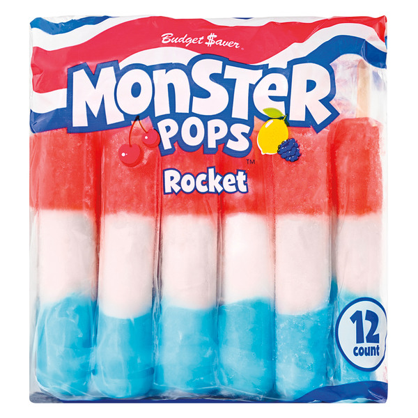 Budget Saver Rocket Monster Pops