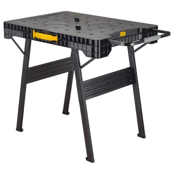 Dewalt 33 In. H Plastic Folding Portable Sawhorse Workbench