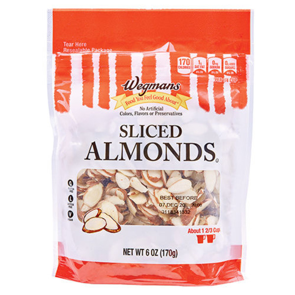 Wegmans Wegmans Sliced Almonds Same-Day Delivery or Pickup | Instacart