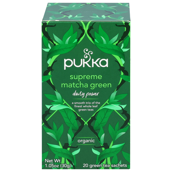 Pukka Herbs Clean Matcha Green Tea, 20 Tea Bags - View #3