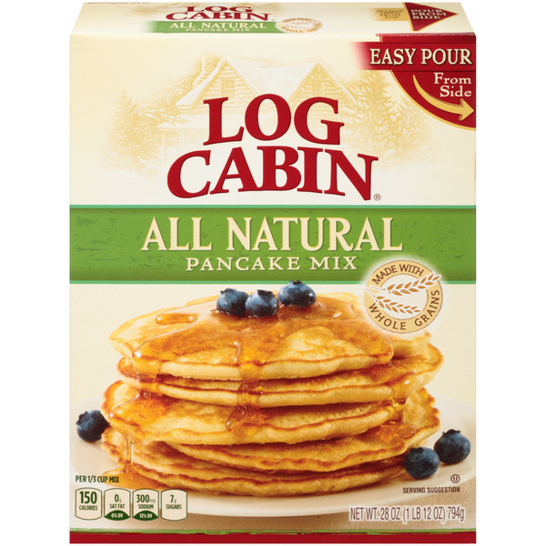 Log Cabin All Natural Pancake Mix Same-Day Delivery or Pickup