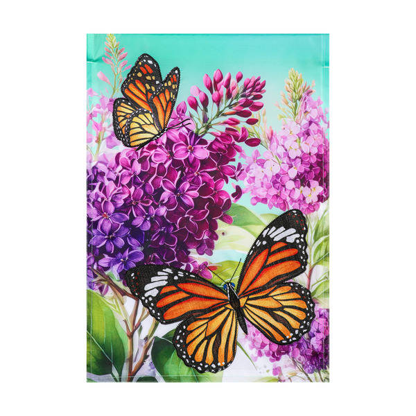 Style Selections 1-ft W x 1.5-ft H Butterflies Garden flag