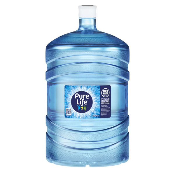 PURE LIFE Purified Water, 5-Gallon, Plastic Bottled Water (Single