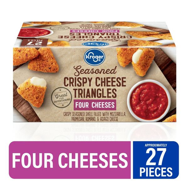 Kroger Kroger Four Cheeses Crispy Seasoned Shell Filled With Mozzarella