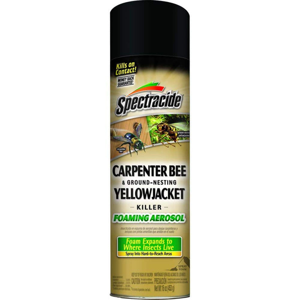 Spectracide 16 Oz. Aerosol Carpenter Bee And Ground-nesting Yellow Jacket Killer Foam
