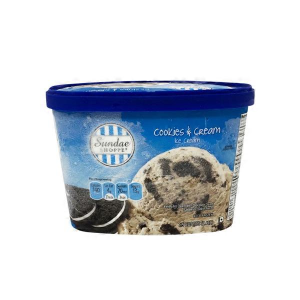 Sundae Shoppe Cookies & Cream Ice Cream (48 fl oz) Instacart