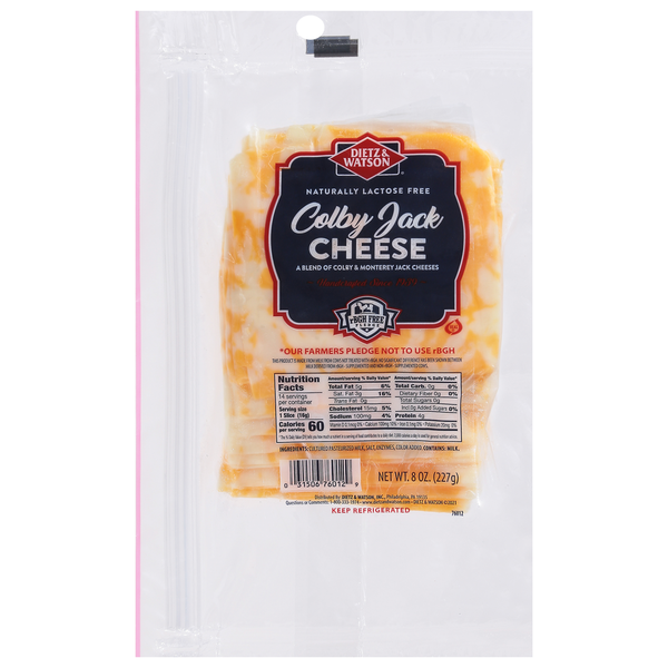 Dietz & Watson Cheese, Colby Jack Same-Day Delivery or Pickup