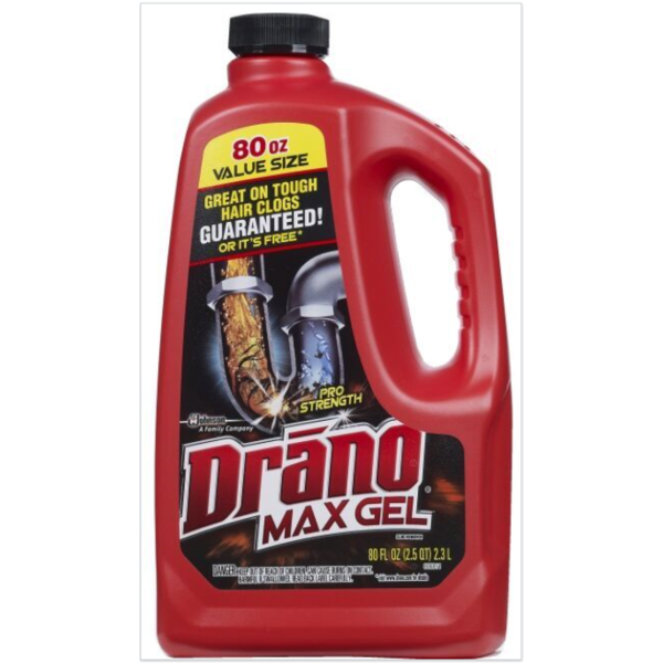 Drano - Max Gel Clog Remover 80oz
