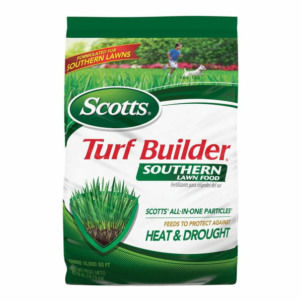 Scotts Turf Builder 42.18 Lbs. 15,000 Sq. Ft. Southern Dry Lawn Fertilizer For Southern Grass