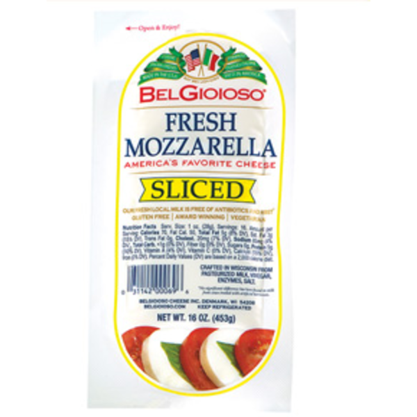 BelGioioso - Mozzarella Thin Sliced - 8/1 Lb