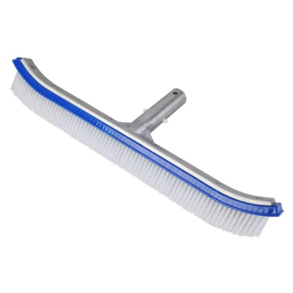 HDX 17 In. Swimming Pool And Spa Brush With Deluxe Nylon Bristles And Aluminum Back