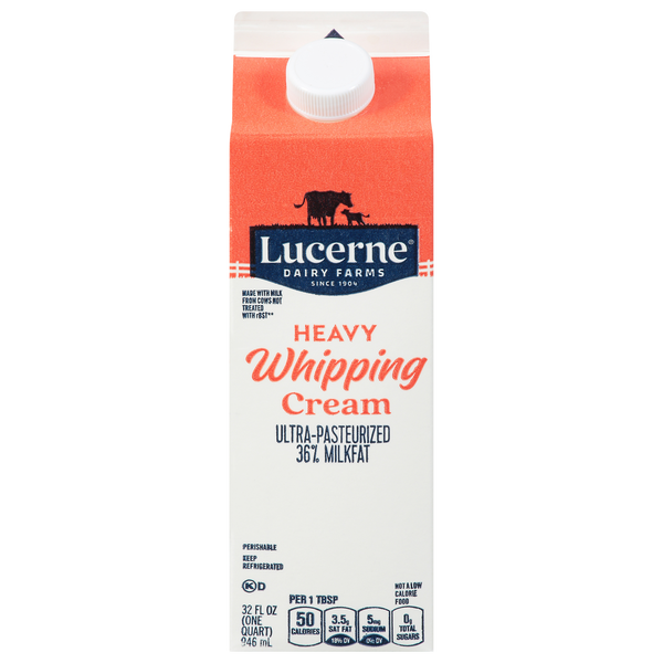 Lucerne Whipping Cream, Heavy