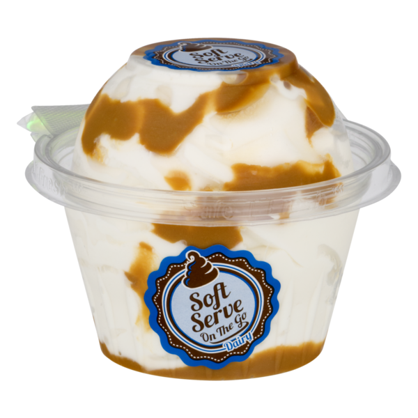 Soft Serve On The Go Ice Cream Caramel Vanilla 8 Fl Oz Instacart