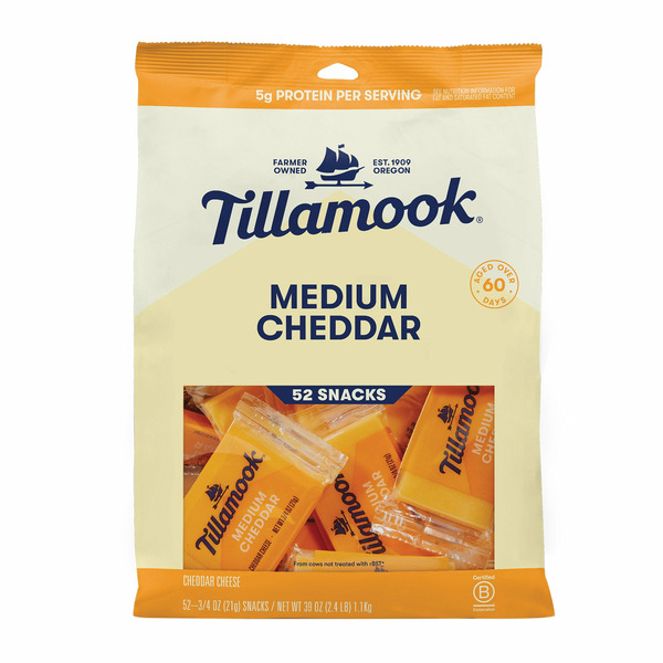 Medium Cheddar Cheese, 52 x 3/4 oz