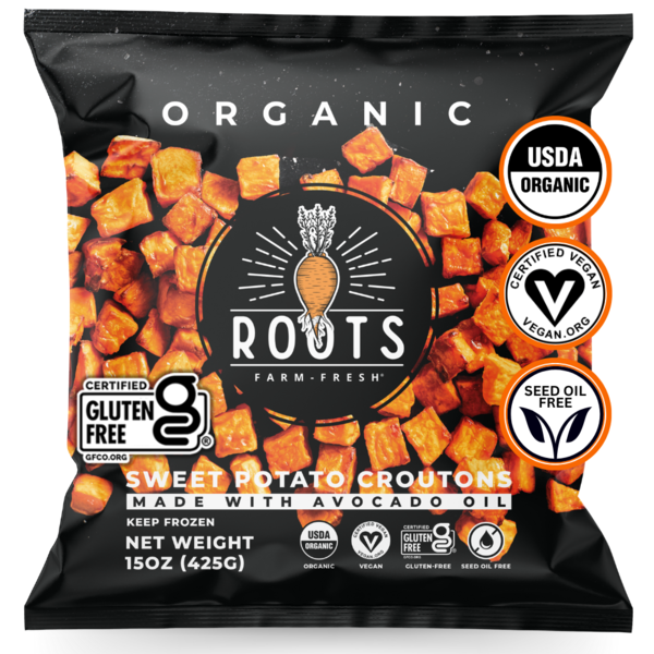 Roots Farm Fresh Organic Sweet Potato Croutons Same-Day Delivery