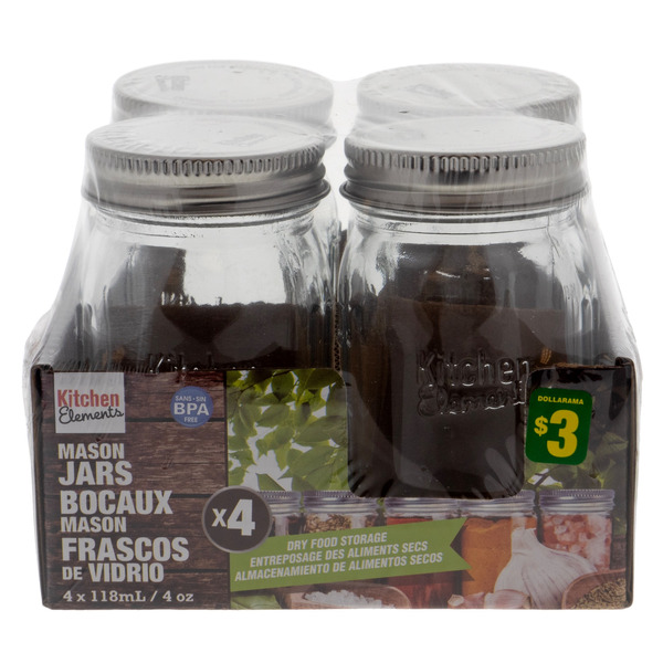 SNAPTITE Kitchen Supplies Mini Mason Jars in Window Box Same-Day ...