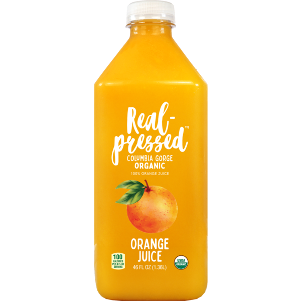 Columbia Gorge Organic Orange, Real Pressed Juice