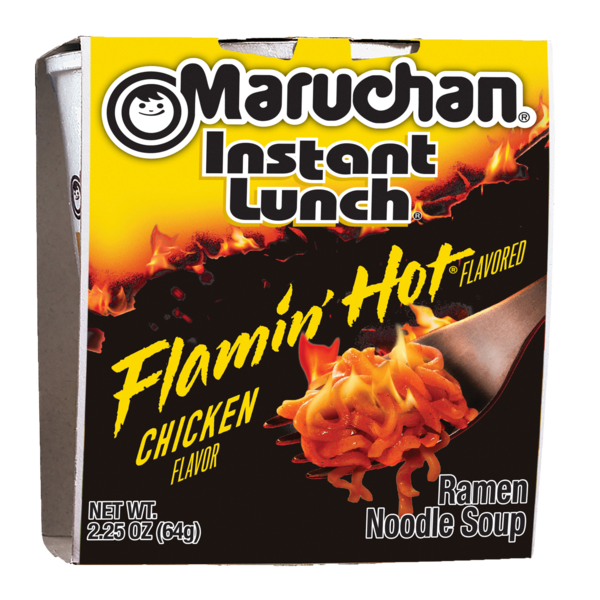 maruページ Maruchan® Instant Lunch Ramen Noodles, Flamin' Hot® Flavored