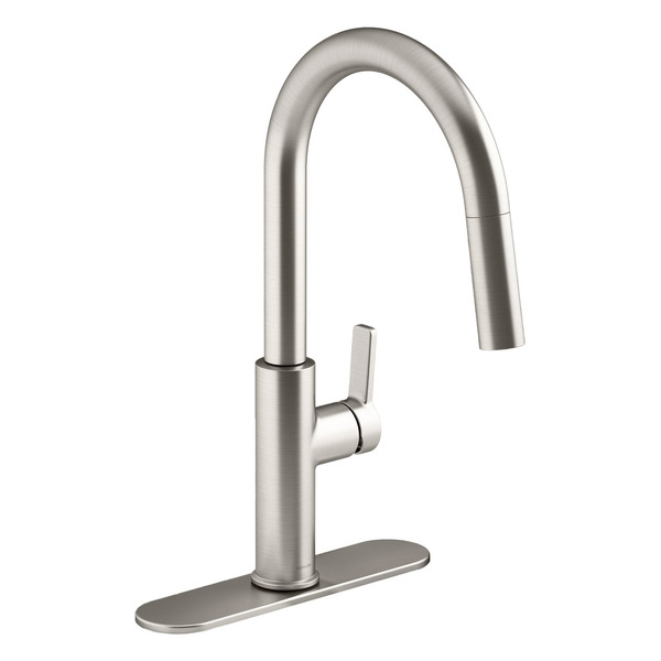 Kohler Rodean Kitchen Sink Faucet, No Sensor, Stainless Steel
