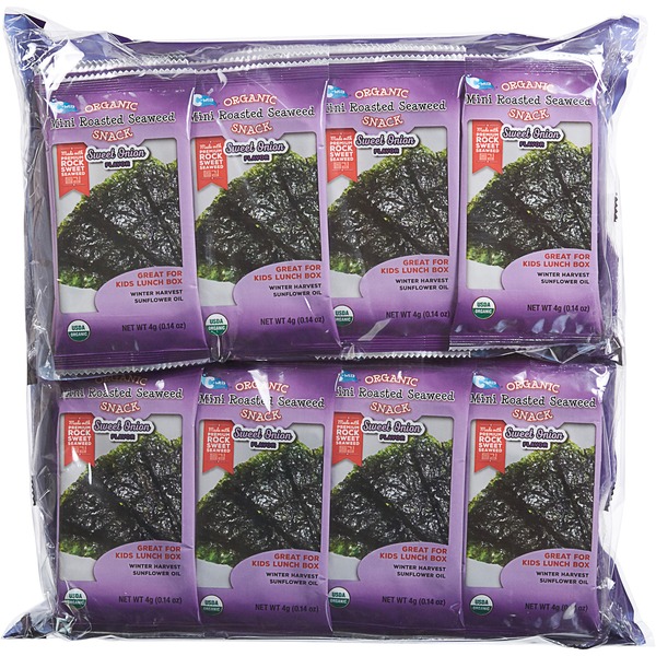 Sweet Onion Organic Mini Roasted Seaweed Snack (0.14 oz) from Costco