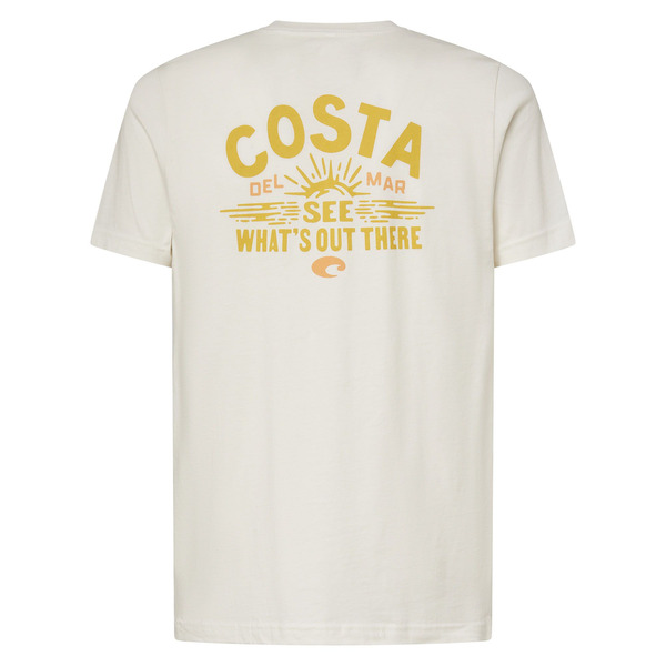 Costa Men's Dawn Patrol T-Shirt, L - Vintage White