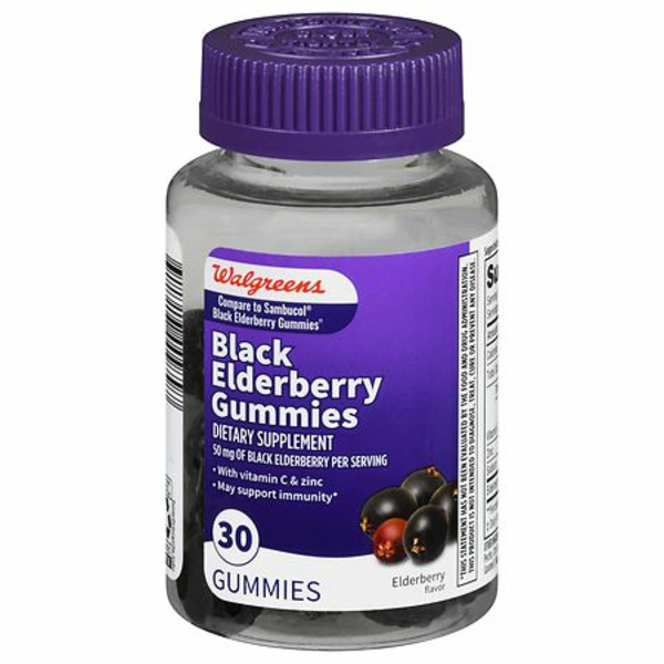 Walgreens Walgreens Black Elderberry Gummies SameDay Delivery Instacart