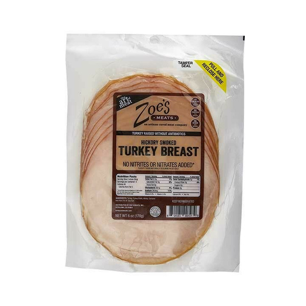 Zoe's Meats Hickory Smoked Sliced Turkey Breast