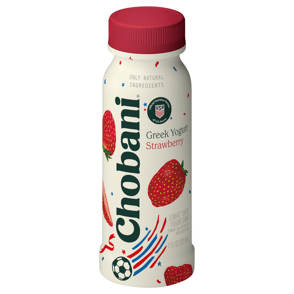 Chobani Lowfat Greek Strawberry Yogurt Drink