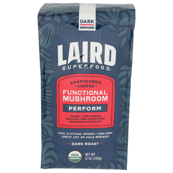 Laird Superfood Organic Peruvian Ground Dark Roast Coffee