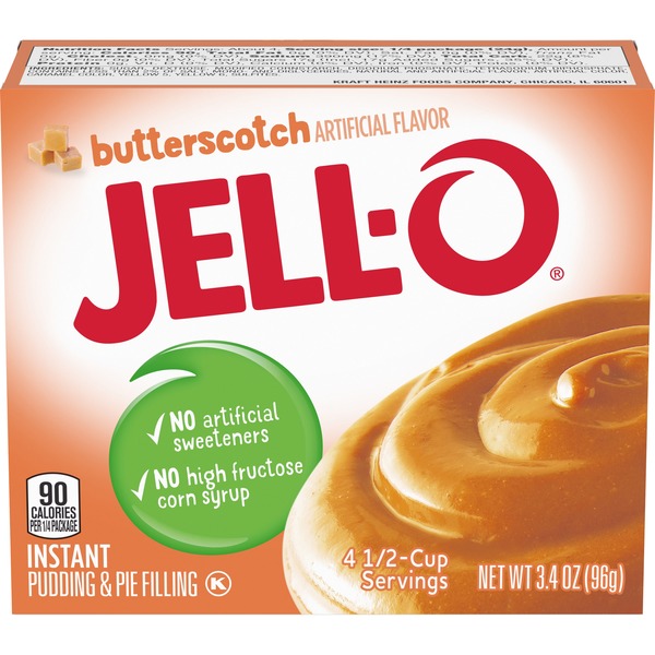 JellO Butterscotch Instant Pudding & Pie Filling (3.4 oz) from Lunardi