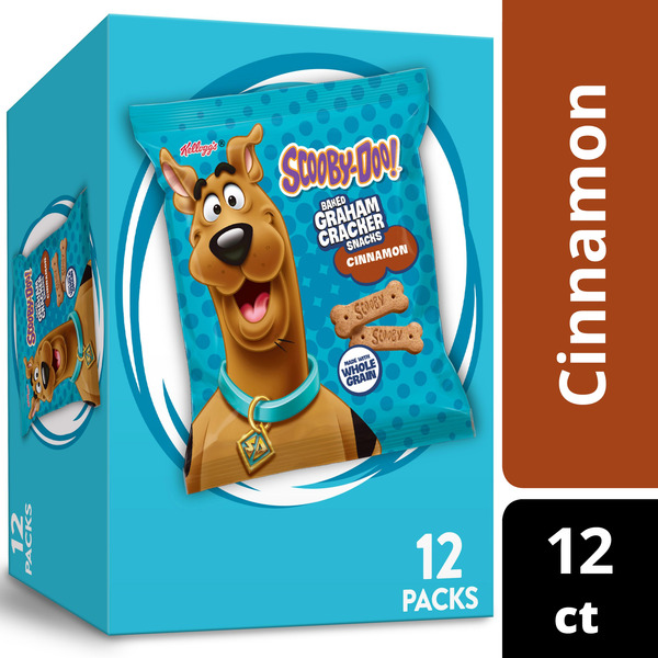 SCOOBY-DOO Kellogg's Cinnamon Baked Graham Cracker Sticks, Lunch