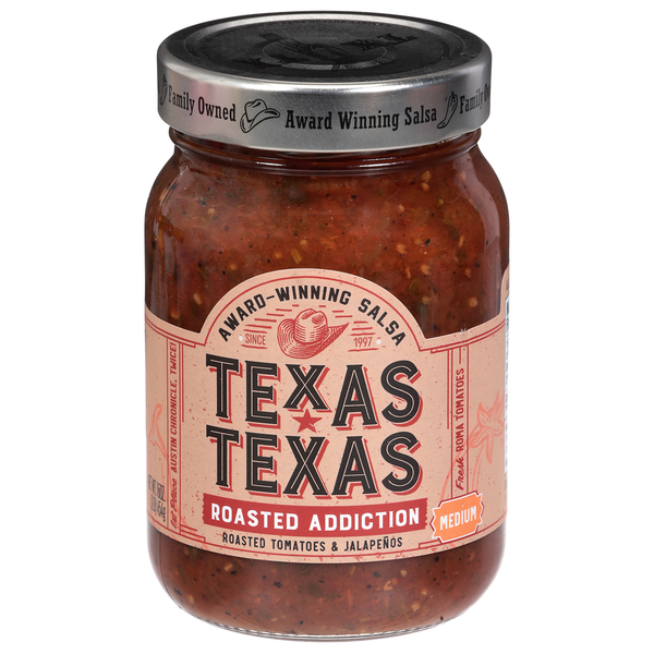 Texas Texas Roasted Addiction Medium Salsa Same-Day Delivery or