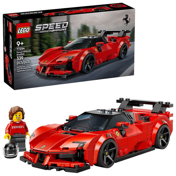 LEGO Speed Champions Ferrari SF90 XX Stradale Sports Car Building Set, 339 Piece