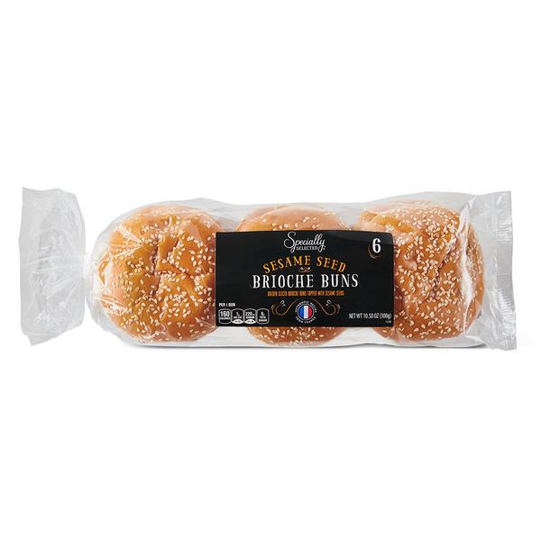 Specially Selected Sesame Seed Brioche Buns