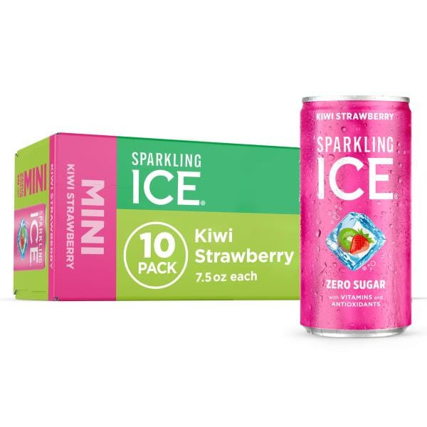 Sparkling Ice® Zero Sugar Kiwi Strawberry Mini Sparkling Water