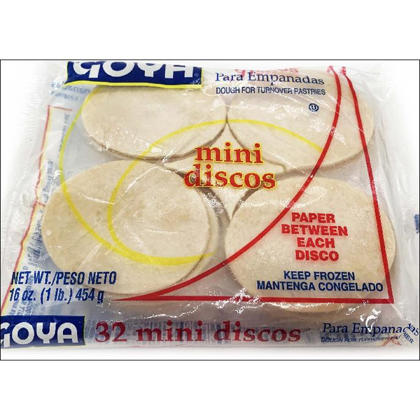 Goya Mini 3 Inch Empanada Frying Discs Same-Day Delivery | Food Bazaar