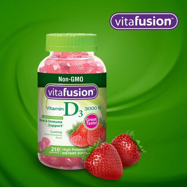 VitaFusion High Potency Vitamin D3 Dietary Supplement (210 ct) from