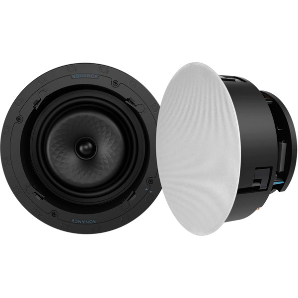 Sonance VX82R Round Visual Experience Series 2-Way Speakers - Paintable White