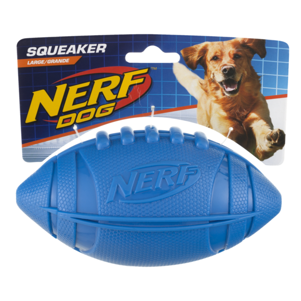 nerf rugby ball dog