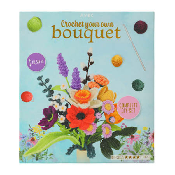 Avec Crochet Your Own Bouquet DIY Set