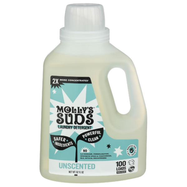 Molly's Suds Unscented Liquid Laundry Detergent