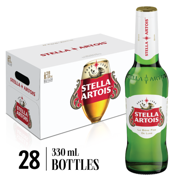 Stella Artois Beer Bottles 28 x 330 ml