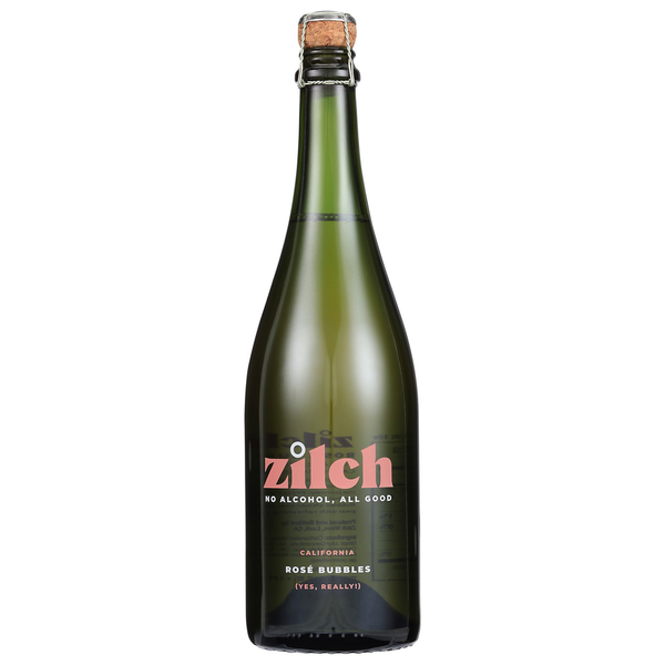 Zilch Non-Alcoholic Rosé Bubbles, California Same-Day Delivery or