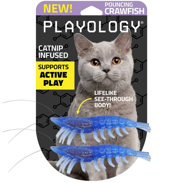 Playology Crawfish Cat Toys