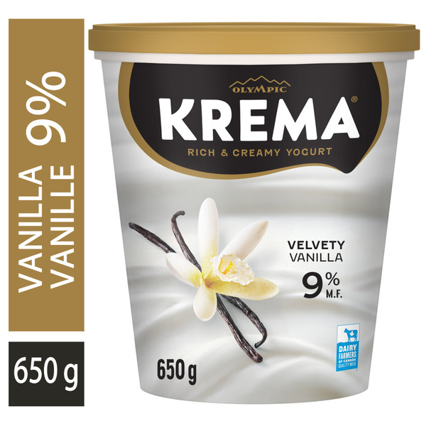 Olympic Krema Vanilla Yogurt 9% Same-Day Delivery | Commisso's