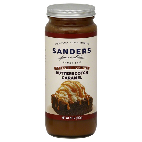 Sanders Dessert Topping, Butterscotch Caramel (20 oz) Instacart