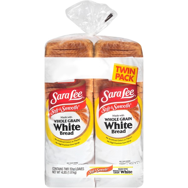Sara Lee Soft & Smooth Made with Whole Grain White Bread (32 oz