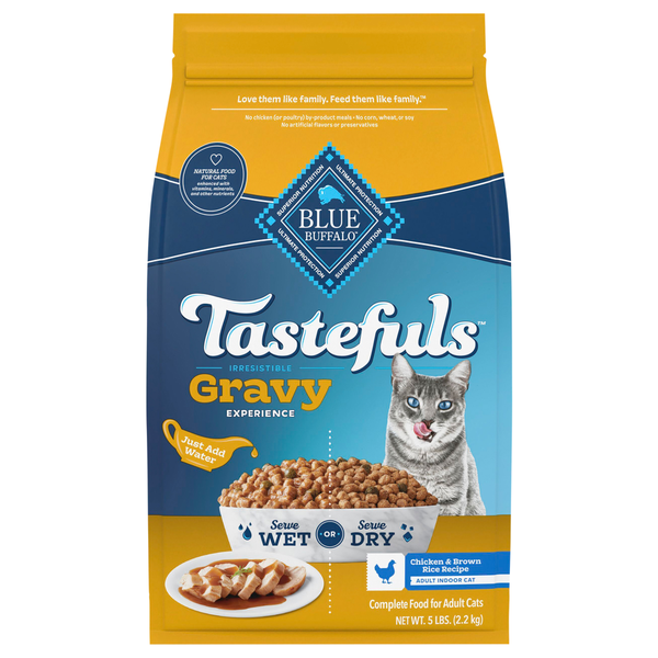 Blue Buffalo Complete Adult Indoor Cat Chicken & Brown Rice Recipe Food for Cats